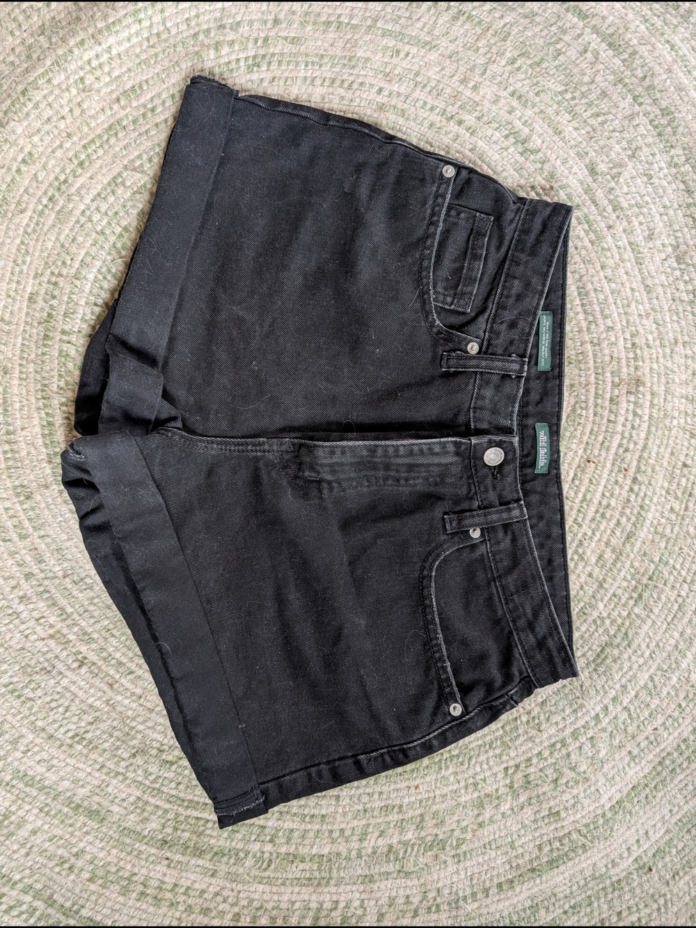 Black High-Rise Women’s Denim Shorts - Wild Fable